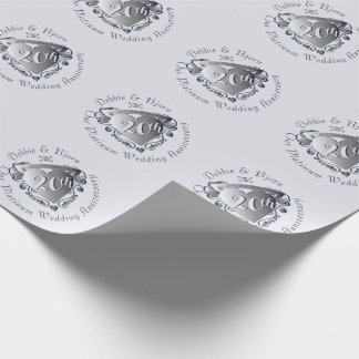 Papier Cadeau 20e anniversaire du Platinum Heart Emblem