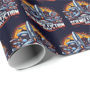 Papier Cadeau 2 janvier - Journée nationale de science fiction