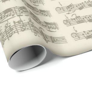 Papier Cadeau 2ème suite de violoncelle de Bach, plusieurs page