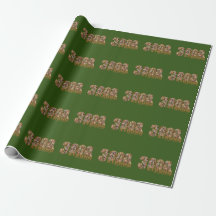 3000 Papier à enveloppement vert solide