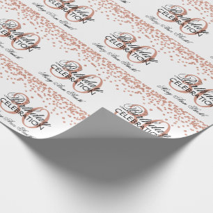 Papier Cadeau 30èmes confettis de parties scintillantes de Faux