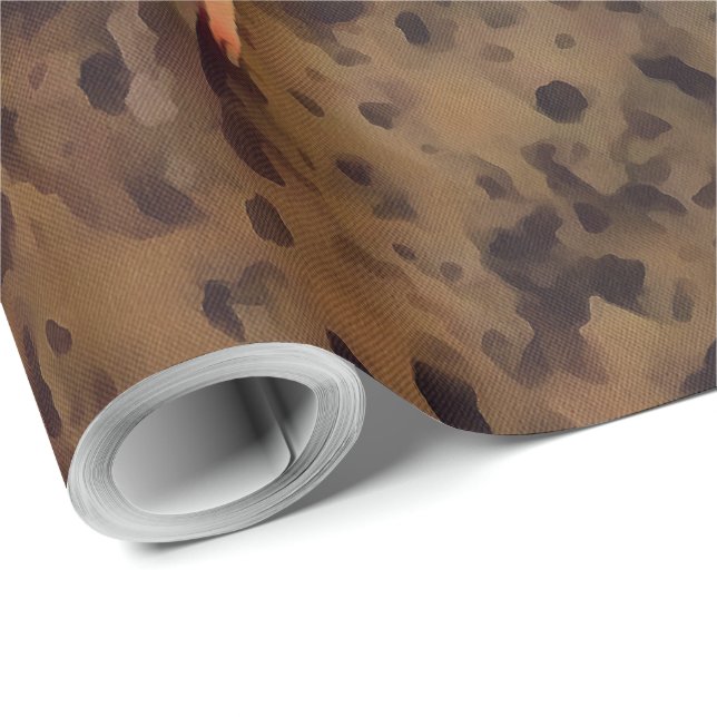 Papier Cadeau 534424932Elegant Red Darter Dragonfly Insect Art (Coin rond)