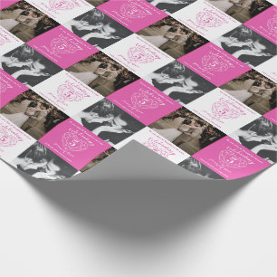 Papier Cadeau 5e anniversaire de tourmaline rose Mariage 2 photo