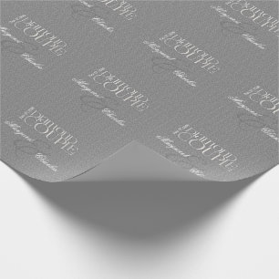Papier Cadeau 60e anniversaire du Mariage Diamond