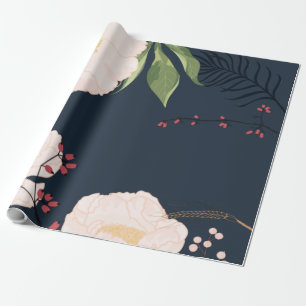 Papier Cadeau 60lb Wrapping Papier Rouleau Bébé Cosmos rose sur 