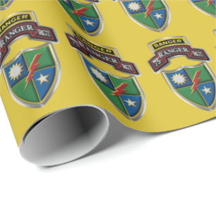 Papier Cadeau 75e régiment de Rangers-Sua Sponte