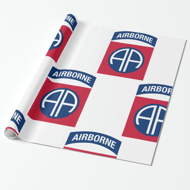 Papier Cadeau 82e division aéroportée Insignia (Déroulé)