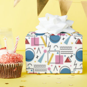 Papier Cadeau 90s Formes géométriques