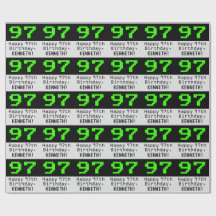 97e anniversaire - Nerdy / Geeky Style "97" et nom