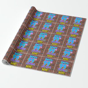 Papier Cadeau 99e anniversaire : Amusant, Graffiti urbain inspir