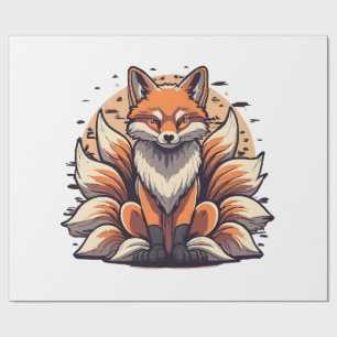 Papier Cadeau 9 Epingle de renard à queue