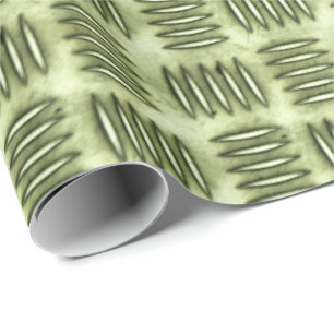 Papier Cadeau à damiers Métal Acier Inoxydable Texture du planch