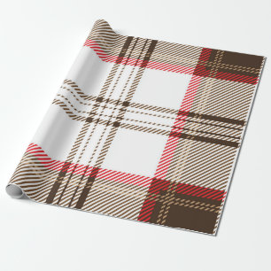 Papier Cadeau à damiers motif