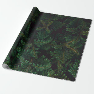 Papier Cadeau À feuillage persistant