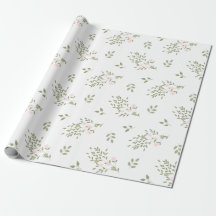 Papier cadeau à fleurs roses emballage de fleurs s