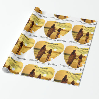 Papier Cadeau À ma fille