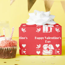 A modern Bauhaus-style Valentine’s Day