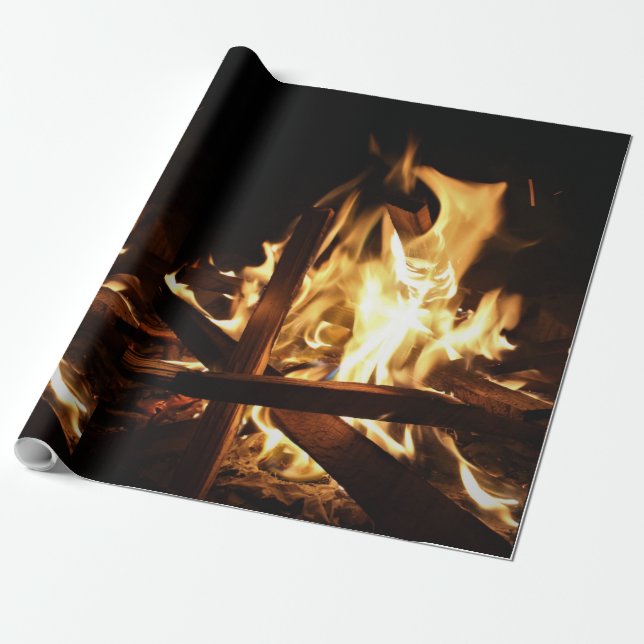 Papier Cadeau A travers les flammes (Déroulé)