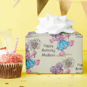 Papier Cadeau Abby Cadabby Rétro Art