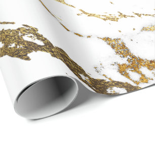 Papier Cadeau Abrégé sur brillant VIP charme de marbre d'or