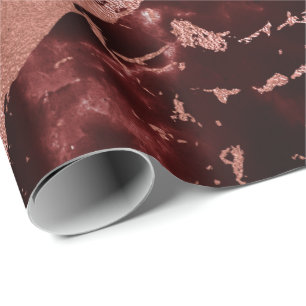 Papier Cadeau Abrégé sur en pierre fascinant rouge marbre de