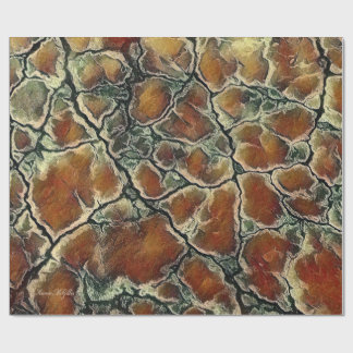 Papier Cadeau Abstract Earth Tone Pattern
