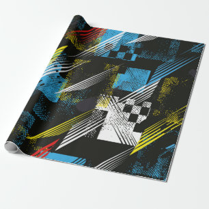 Papier Cadeau Abstract seamless pattern. Creative vintage backgr