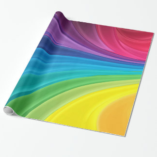 Papier cadeau Abstrait arc-en-ciel