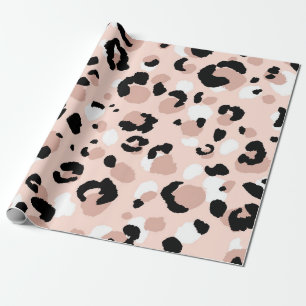 Papier Cadeau Abstrait moderne léopard sans couture motif. Anima