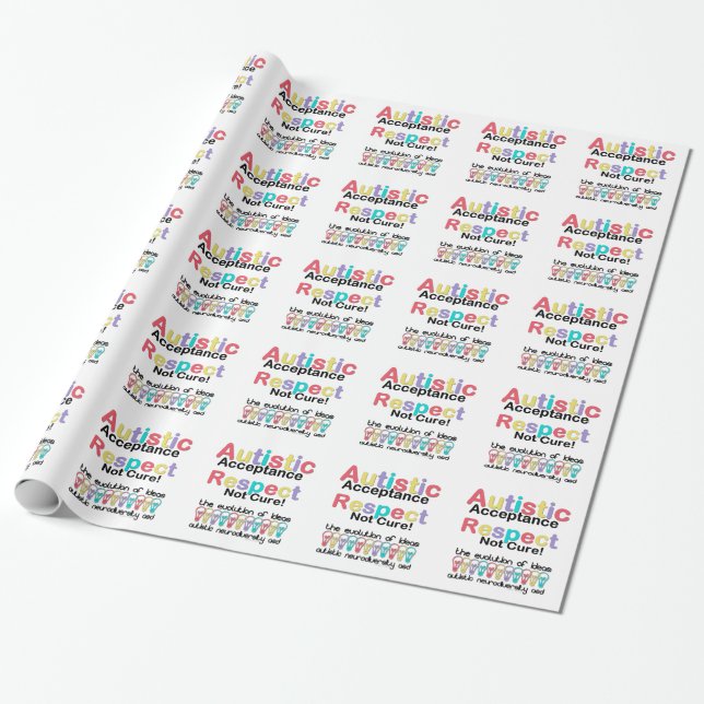 Papier Cadeau Acceptation autistique Respect non guéri (Déroulé)