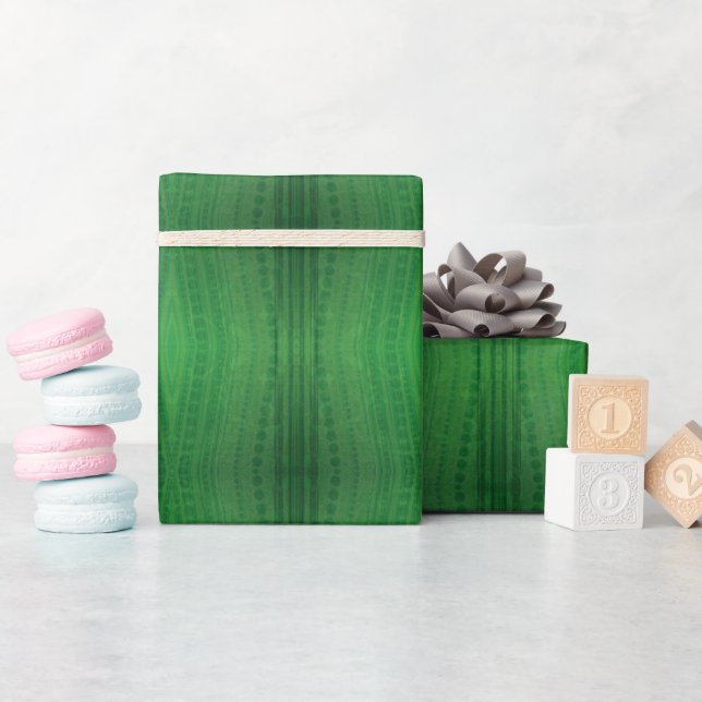 Papier Cadeau Acceptation | Motif de Boho écologique (Baby Shower)
