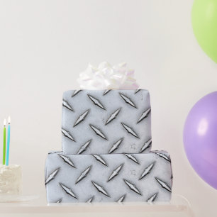 Papier Cadeau Acier de plaque de diamant