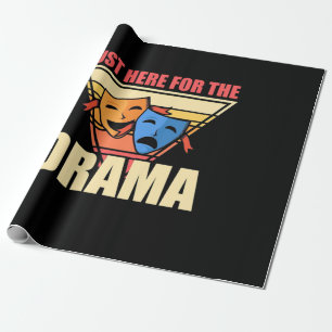 Papier Cadeau Acteur Juste Ici Pour Le Drame