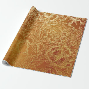 Papier Cadeau Action de grâce en feuille d'or