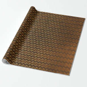 Papier Cadeau Action de grâce en feuille d'or