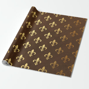 Papier Cadeau Action de grâce en feuille d'or