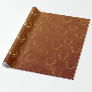 Papier Cadeau Action de grâce feuille d'or