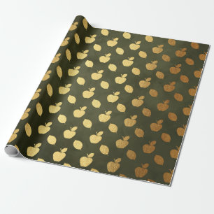 Papier Cadeau Action de grâce feuille d'or
