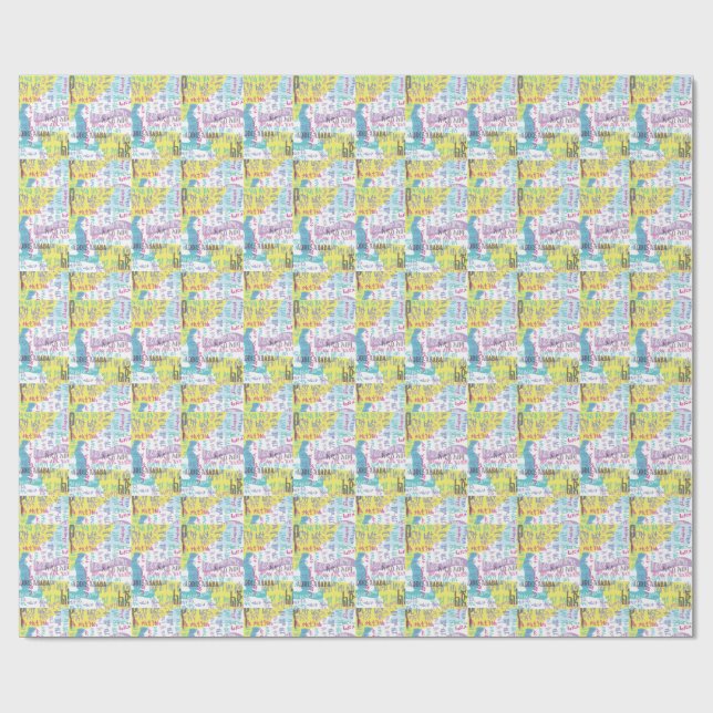 Papier Cadeau Addis Ababa Sefer (Plat)