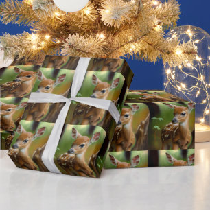 Papier Cadeau Adorable Fête dans les Bois
