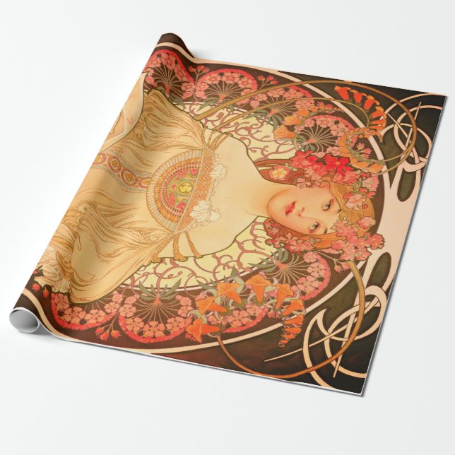 Papier Cadeau Affiche de Nouveau Decoupage d'art (Déroulé)