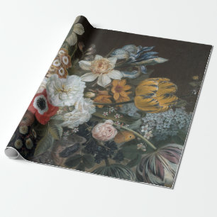 Papier Cadeau Affiche florale fine de Decoupage