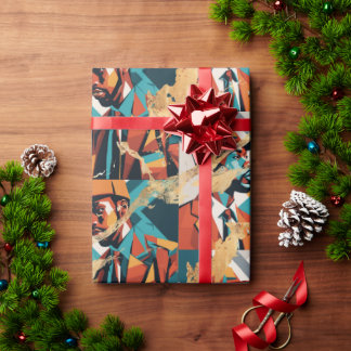 Papier Cadeau Africain-Américain Noir