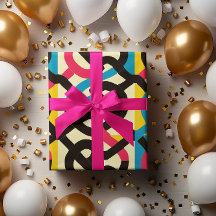 Papier Cadeau Africain Luxe, Créatif Moderne,