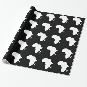 Papier Cadeau Afrique audacieuse noire
