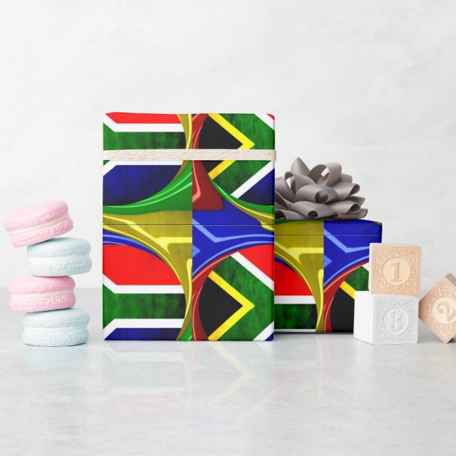 Papier Cadeau Afrique du Sud (Baby Shower)