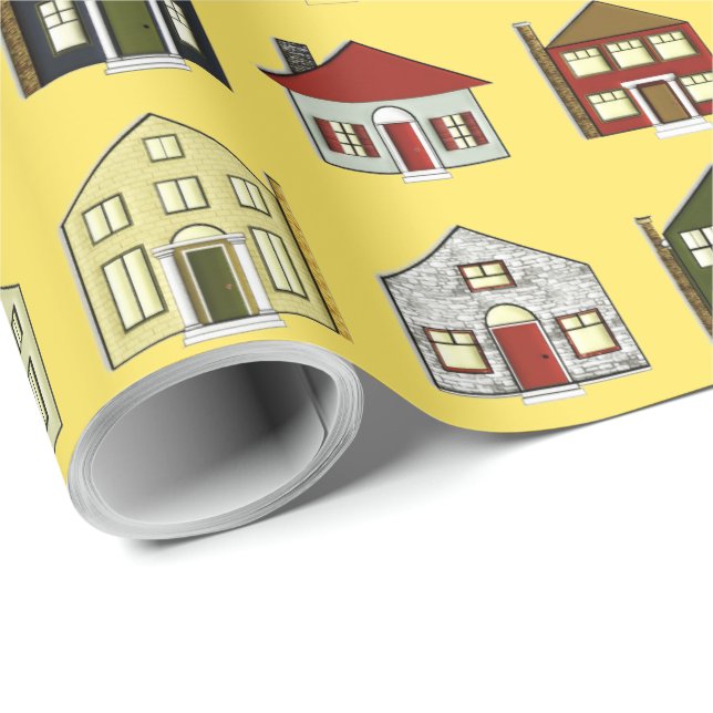 Papier Cadeau Agence immobilière (Coin rond)