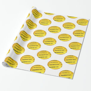 Papier Cadeau Agent d'assurance de papier d'emballage