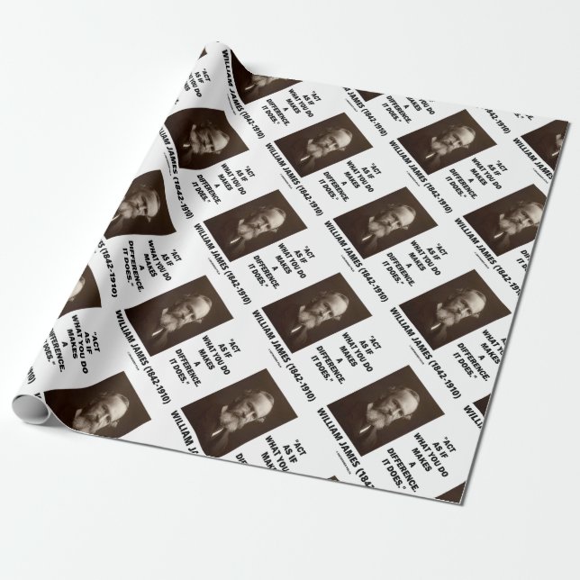 Papier Cadeau Agissez Comme Si Ce Que Vous Faites Faisait Une Di (Déroulé)