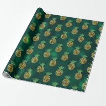 Aiguille tropicale verres d'or vert profond